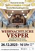 Weihnachtliche Vesper